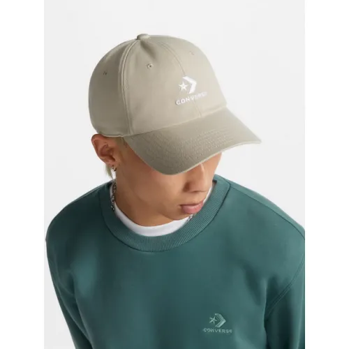 Кепка Converse Logo Lock-Up BasebalHat Beige 10022131-247 ISC