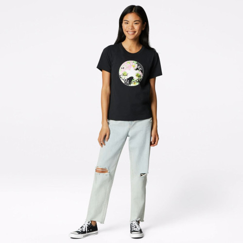 Футболка Converse Floral Print Patch T-Shirt 10023217-001