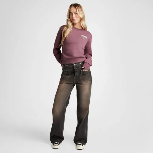 Свитшот Converse Retro Chuck Classic Crew Violet 10027979-239