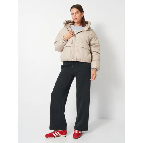 Куртка короткая с капюшоном женская Converse 10026803-251 Розовая