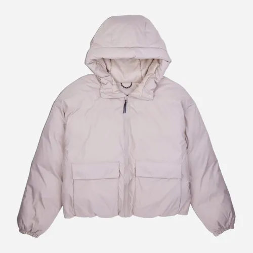 Куртка короткая с капюшоном женская Converse 10026803-251 Розовая