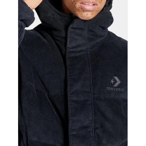Пуховик зимний мужской Converse en's Woven Down Jacket 10025250-001 Черный