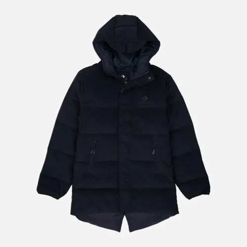 Пуховик зимний мужской Converse en's Woven Down Jacket 10025250-001 Черный