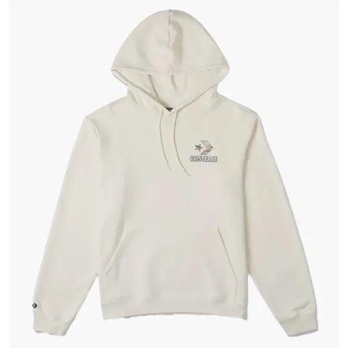 Худые Converse Outdoors Art Graphic Hoodie White 10026532-286