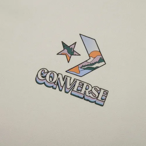 Худые Converse Outdoors Art Graphic Hoodie White 10026532-286