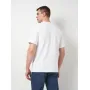 Футболка хлопковая длинная мужская Converse Archive Box Tee Lakeside Blue 10027995-102 White
