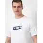 Футболка хлопковая длинная мужская Converse Archive Box Tee Lakeside Blue 10027995-102 White