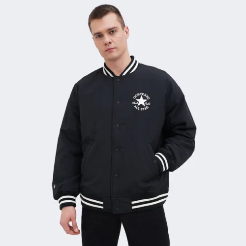 Чоловіча куртка Converse ENS WOVEN COAT Чорний