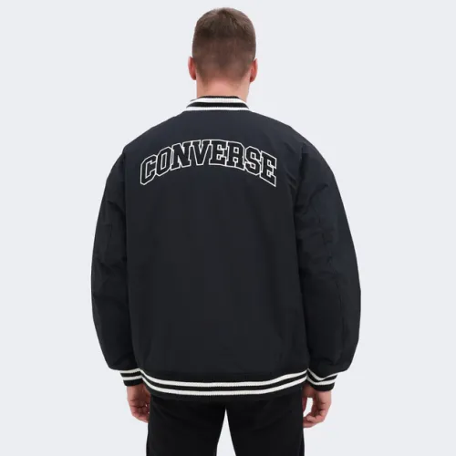 Чоловіча куртка Converse ENS WOVEN COAT Чорний