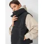 Теплый жилет короткий женский Converse 10026798-001 Черный
