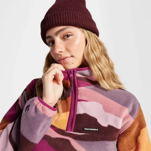 Кофта Converse Polar Fleece Printed Popover ulti 10025678-535